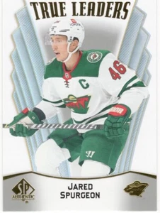 21-22 2021-22 SP Authentic Jared Spurgeon True Leaders #TL-8 Wild - Picture 1 of 1
