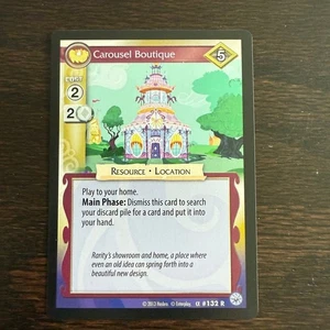 My Little Pony CCG Carousel Boutique Resource Location Card Alpha 132R Rare - Bild 1 von 2