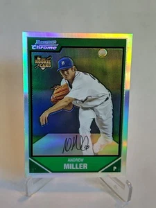 2007 Bowman Chrome - Andrew Miller #191 Refractor (RC) - Bild 1 von 2