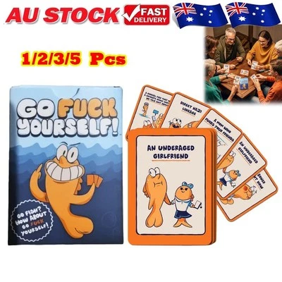 Go Fuc Yourself The Adult Go Fish Game You've Always Wanted Hilarious Card Game - image 1 of 4