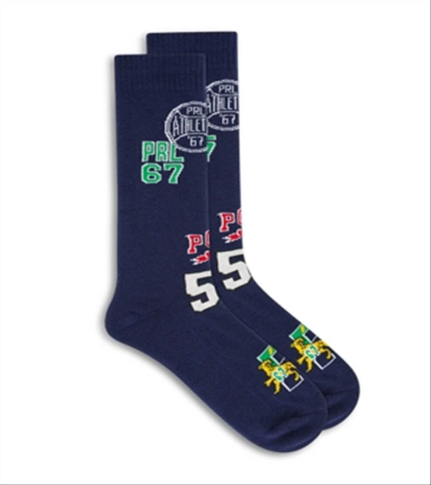 Polo Ralph Lauren Polo Club Atlético Parches Calcetines Talla 10-13 Foto 1 de 1