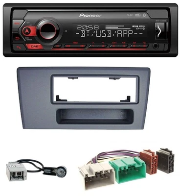 Pioneer MP3 USB DAB Bluetooth Autoradio für Volvo S60 S70 C70 V70 00-03 dunkelgr - Bild 1 von 4