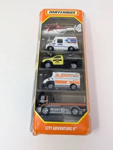 Matchbox City Adventure II 5 Pack Escala 1:64 Juego de Vehículos de Juguete GVY43 - Imagen 1 de 6