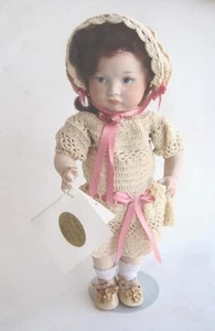 SFBJ Repro Pouty 252 by Mary Collier Memphis TN Bisque Doll 11 in Jointed Signed - Picture 1 of 18