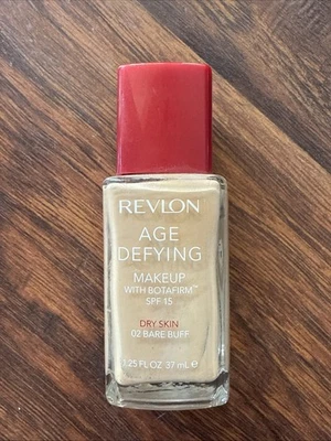 Revlon Age Defying w/ Botafirm Makeup SPF 15- 02 Bare Buff - DRY SKIN - Image 1 of 2