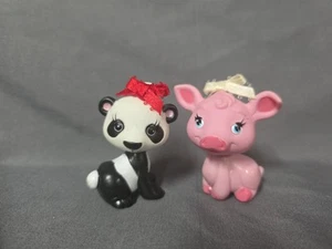 2 YUMMI-LAND CANDY POP Pets FIFI FORTUNE COOKIE PANDA & GIDDY GUM DROP PIG - Picture 1 of 6