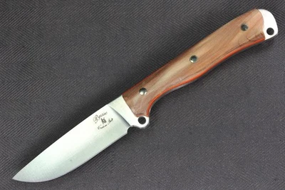 Busse Custom Mini Mean Street .15" hoja INFI satinada, madera G-rexed Buckeye Burl Foto 1 de 4
