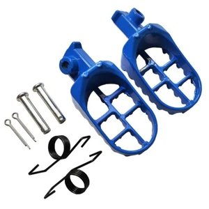 Blue Footrest Foot Peg Pedal For Motorcycle PW50/80 XR50/70 CRF50/70/80/100 Bike - Picture 1 of 10