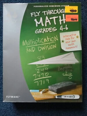Fly Through Matemáticas Grados 4-6 Multiplicación y División Nuevo En Caja - Sin Abrir) Foto 1 de 4
