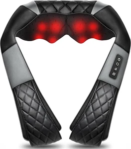 Shiatsu Back Shouder and Neck Massager with Heat - Gifts for Women/Men/Mum/Dad - - Picture 1 of 14
