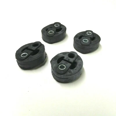 QTY 4 - EXHAUST MUFFLER PIPE RUBBER MOUNTS - SUZUKI SAMURAI 85'-95' - Image 1 of 2