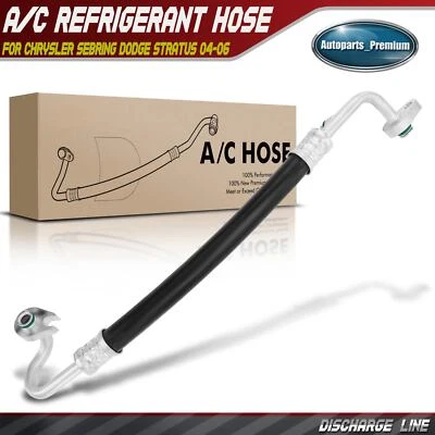 A/C Discharge Line Hose for Chrysler Sebring Dodge Stratus 2004-2006 2.7L 3.0L - Image 1 of 4