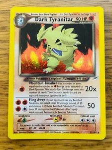 ¡Juego de cartas de Pokémon Dark Tyranitar (11/105) Holo Neo Destiny! ¡P&P GRATIS! - Imagen 1 de 17