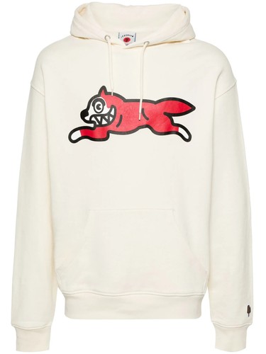 OFF WHITE Felpa con cappuccio ICE CREAM MILIARDAIRE BOYS CLUB cane da corsa Popover bianco sporco XL NUOVA CON ETICHETTE