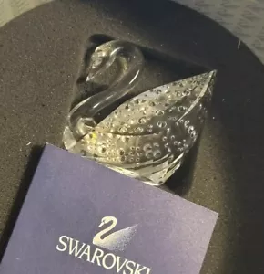 Figura de cristal Swarovski cisne grande #187407 centenario 100 años con caja v4 - Imagen 1 de 4
