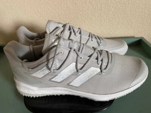 Adidas Mens Adizero Afterburner Shoes Light Gray SIZE 12.5 H00969 NEW no Box - Picture 1 of 12