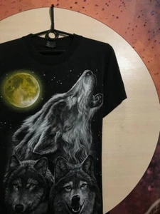Vintage Wolf logo Animal streetwear tee - Picture 1 of 5