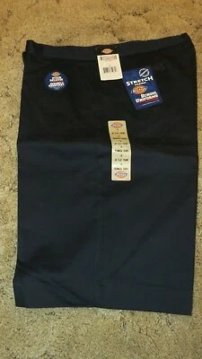 Dickies Girl's Jr Bermuda Shorts Stretch Fabric  KR714DN Size 19 Navy 40x13 - Image 1 of 4