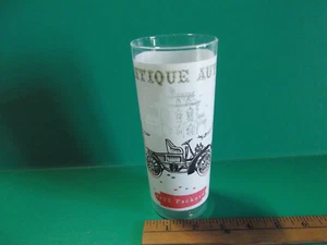 Antique Auto 1902 Packard Drinking Glasses 6 1/2”in Tall - Picture 1 of 11