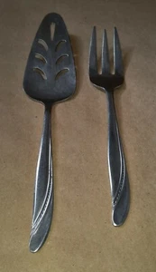 N.S. CO. Cubiertos para servidor de tenedor y pastel para servir - Imagen 1 de 9