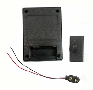 10x ABS Plastic Box Enclosure G1202B(BC) 111x82.5x38mm LxWxH Black + Battery Set - Picture 1 of 9