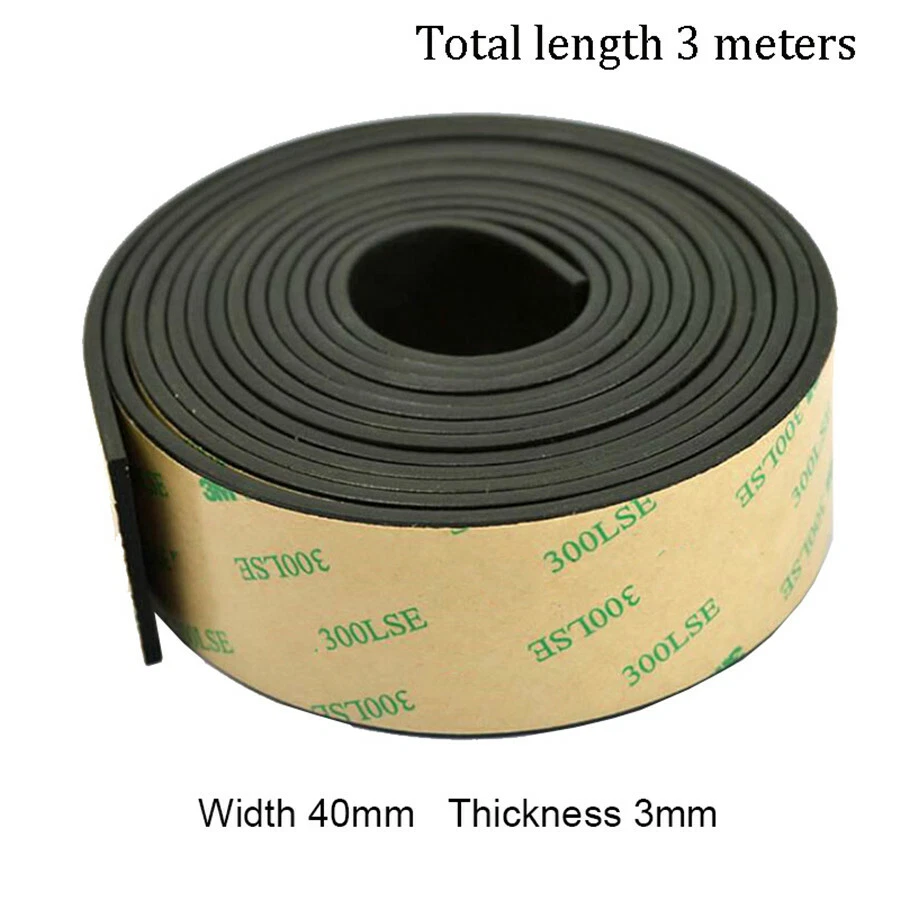 Universal 3m Car Sunroof Window Seal Strip Trim Rubber Moulding 40mm x 3mm 1Pcs - Image 1 of 4