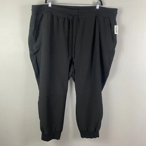 Old Navy High-Waisted All-Seasons StretchTech Joggers Size 4X Black - Picture 1 of 11