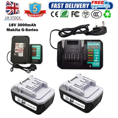 FOR MAKITA Batería para Makita Serie G 18V BL1840G BL1830G BL1820G BL1815G BL1813G Li-Ion