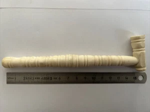 ancienne Pipe touareg En Os afrique du nord 16Cm Environ - Picture 1 of 5