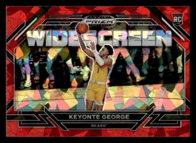 Keyonte George 2023 Panini Prizm Draft Picks #14 Widescreen Red Ice - Image 1 of 2