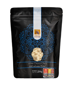 WHITE Compound Chocolate CHIPS 250 g  tasty Pure Chocolate FREE SHIPPING