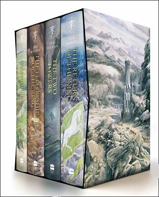 The Hobbit & The Lord Of The Rings Boxed Set By J.R.R Tolkien NEW HARDCOVER 2020 - Image 1 of 4