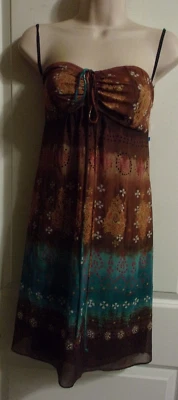 NWT WISHES, WISHES, WISHES SPAGHETTI STRAP SUMMER DRESS - JR Size 9 - MSRP $54 - Image 1 of 4