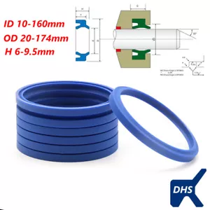 Nutring rod seal piston seal nut ring seal polyurethane ID 10-160mm - Picture 1 of 8