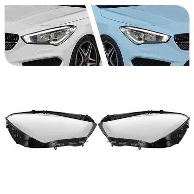 Left/Right Headlight Lens Cover for 2020-2023 Mercedes-Benz CLA W118 CLA180 New - Image 1 of 4