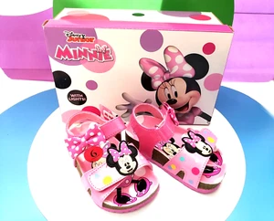 Disney Minnie Mouse Open-Closed Toe Summer Sports Sandals, Little Kid (Size 6) - Picture 1 of 9