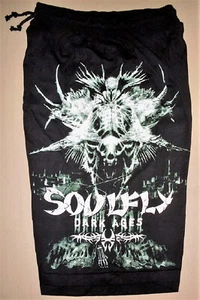 Soulfly Dark Ages Cotton Shorts Sweatpants Free Size Heavy Metal Band Sepultura - Bild 1 von 1