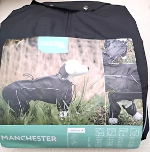 Kerbl Manchester Dog Rain Coat Waterproof Suit Reflective Trim XXXL 72cm Girth - Picture 1 of 1