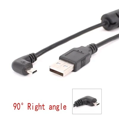 90 angle usb cable For  samsung Digimax S1050 Sony Alpha DSLR-A700 - Image 1 of 4