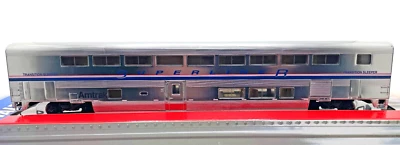 HO WALTHERS 932-16141 SUPERLINER II TRANSITION SLEEPER AMTRAK PHASE IV PLATED - Image 1 of 2