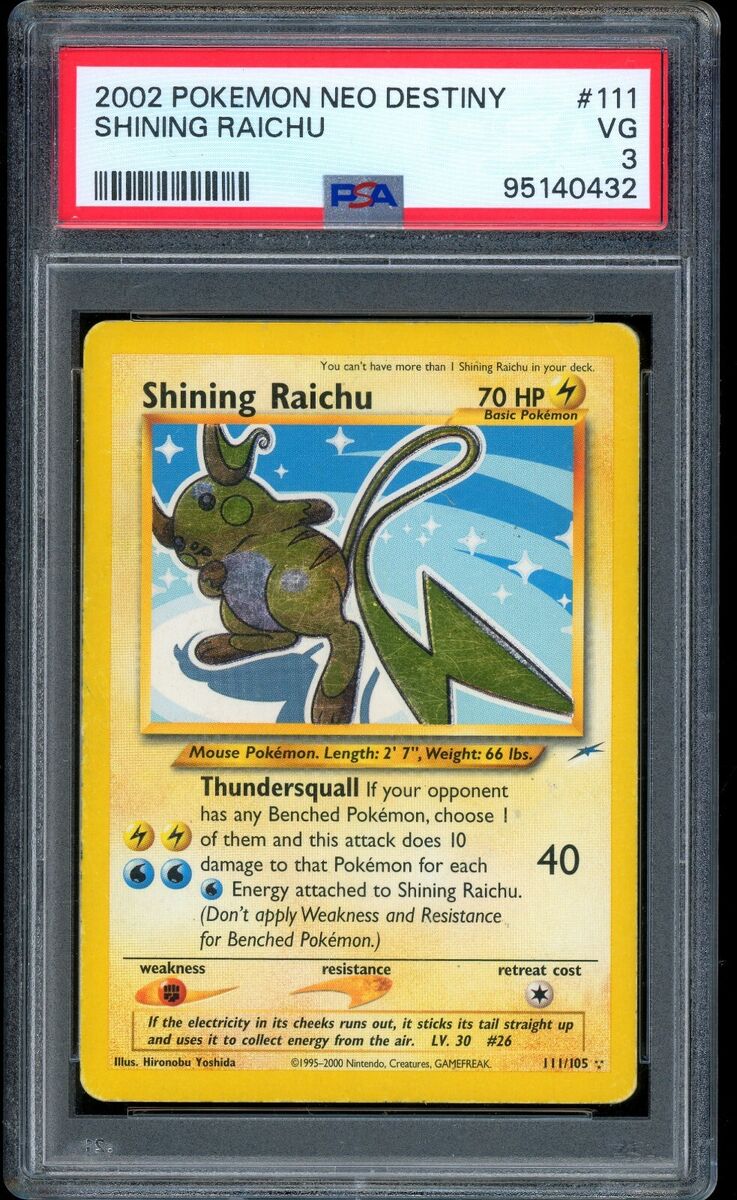 Shining Raichu for sale | eBay Shining Raichu for sale | eBay