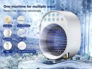 Ventilatore Raffrescatore Ad Acqua, Ventilatore USB Evaporazione Depuratore 2023 - Foto 1 di 5