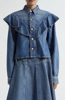 Ulla Johnson The Mathilde Denim Button Up Top Size - S - Image 1 of 4