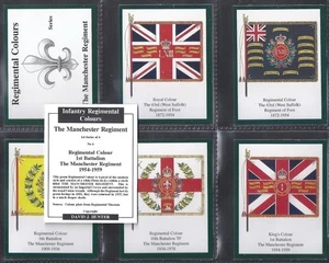 HUNTER-FULL SET- THE MANCHESTER REGIMENT 2005 (L7 CARDS) EXCELLENT+++ - Picture 1 of 1