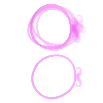  2 Pcs Gummibänder Armbänder Elastisches Haarband Mädchenhaarband - Bild 1 von 4