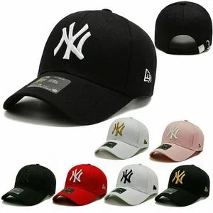 UK Unisex New York NY Yankees Baseball Men Women Hat Sport Cap Adjustable - Picture 1 of 30