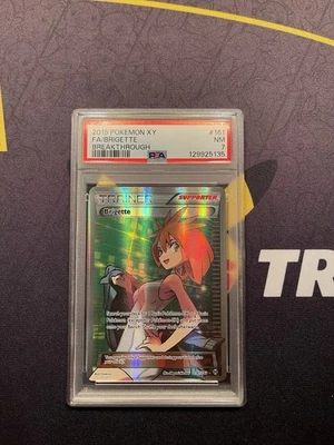Brigette 161/162 Full Art Trainer PSA 7 - XY Breakthrough 2015 Pokémon TCG Holo - Image 1 of 2