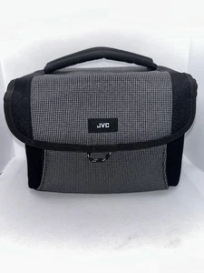 JVC Universal Camcorder Camera Bag Padded Pouch Soft Case Black Shoulder Strap - Picture 1 of 7