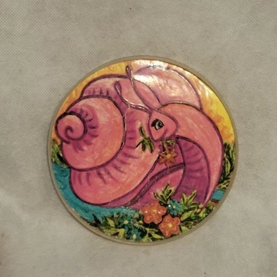 Arte de pared publicidad caracol tapa animal café Folgers años 60 dr dolittle Foto 1 de 2