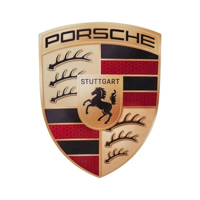 Porsche Crest Bonnet Hood Sticker Decal Essential 79mm x 67mm WAP0130050MCST - Image 1 of 3